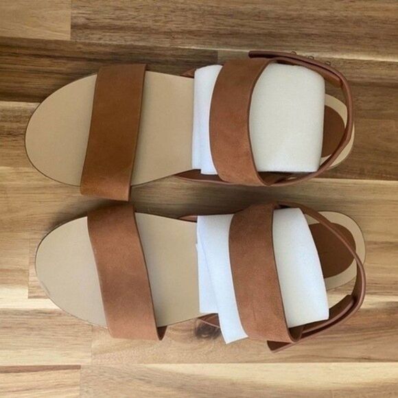 Jenni Kayne Suede Italian Leather Espadrille Sandals - Picture 3 of 9